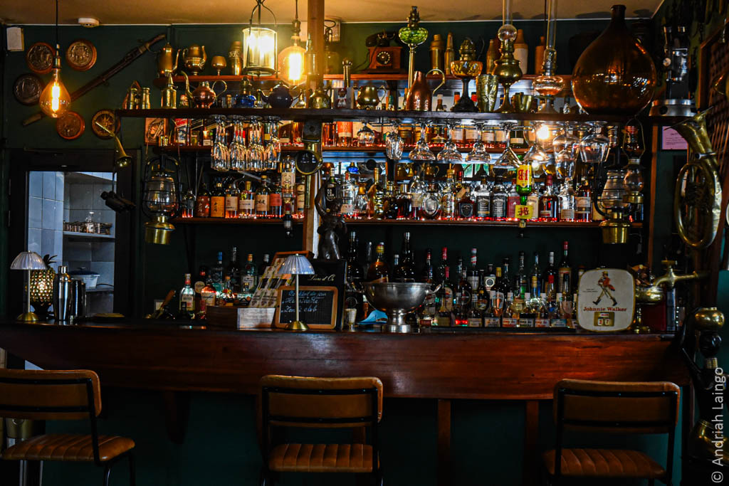 Intérieur d’un restaurant à Isoraka à Antananarivo