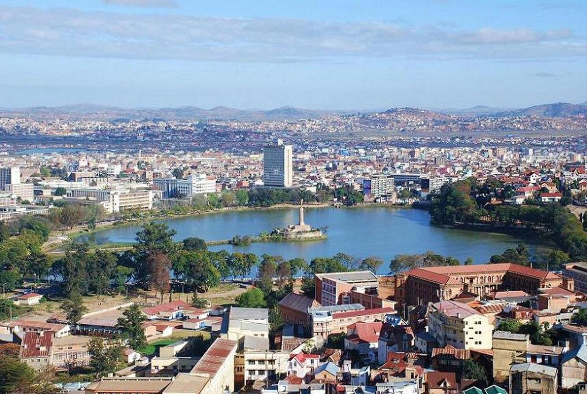 Lac Anosy au centre d Antananarivo